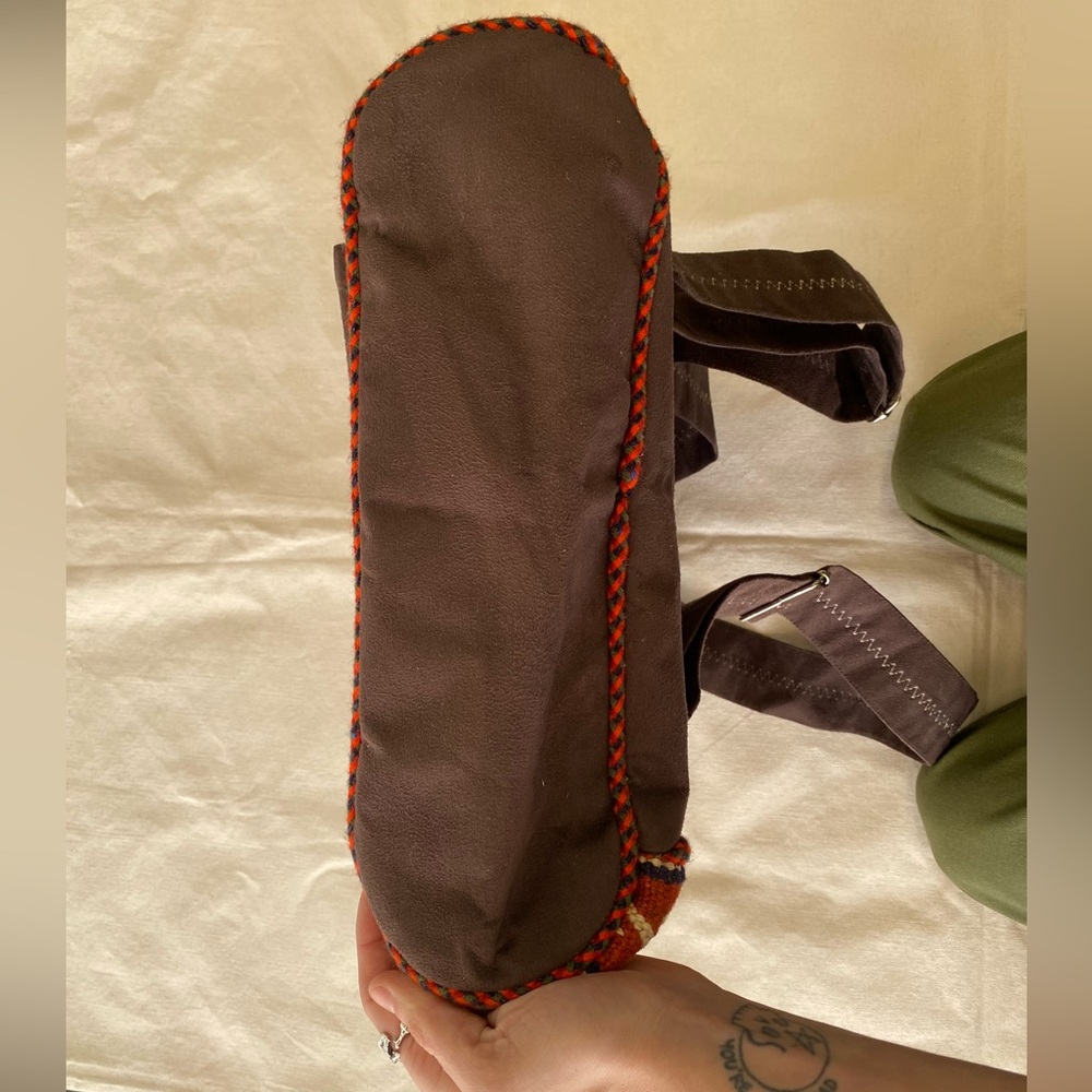 NWT UNESCO Certified Bohemian Woven Kilim Wool Backpack with Tribal Patterns - Picture 11 of 12